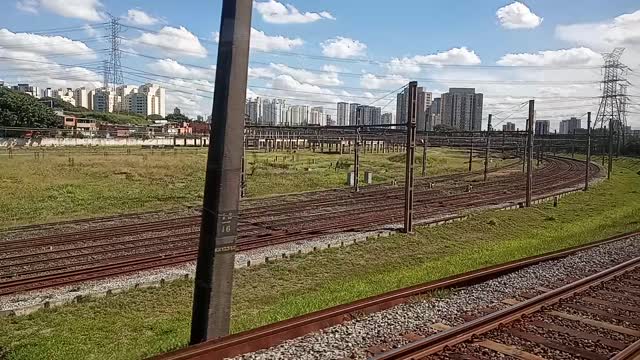 Taking a train in Brazil