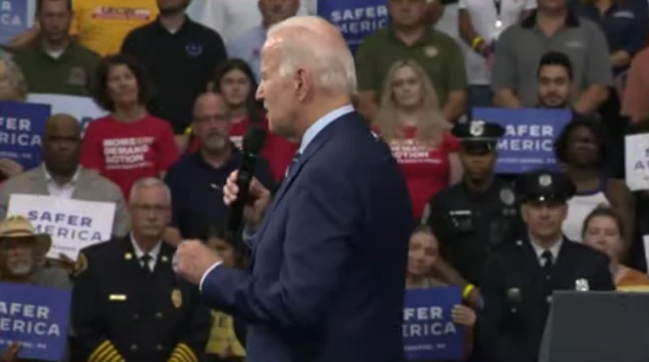 Biden: "If you want to fight against a country you need an F-15.