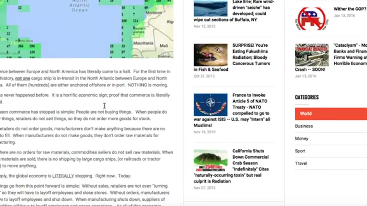 The Economic Collapse Is Here! Ships Have Halted Their Sails First Time In History!