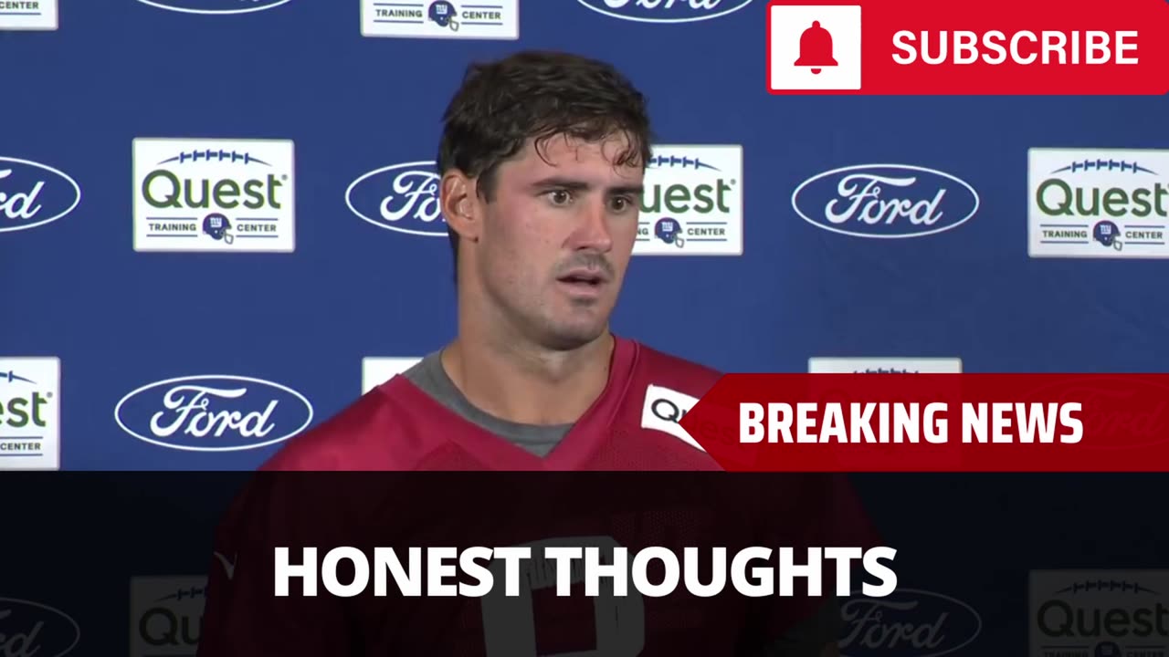 Daniel Jones Gives Honest Response About Giants Looking For Potential Replacement