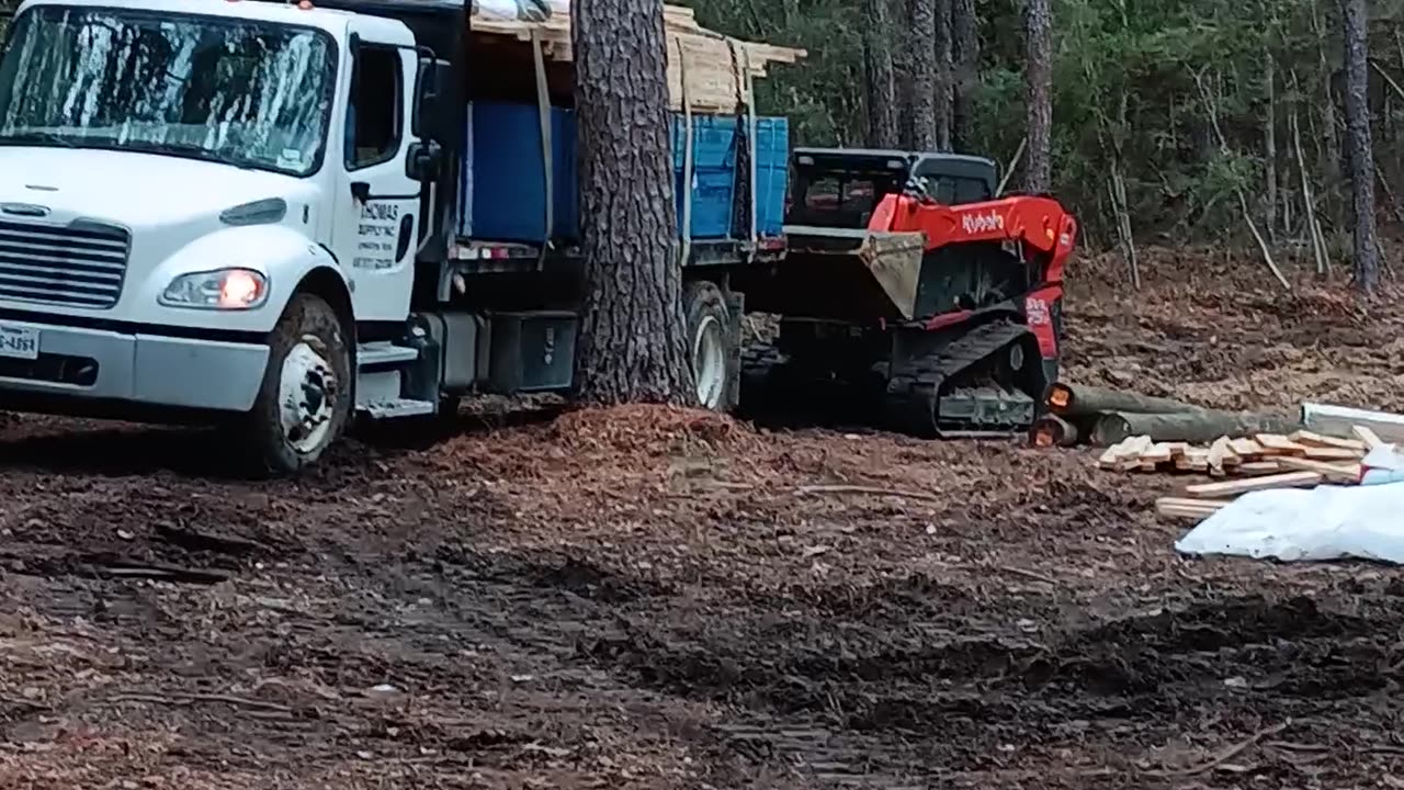 Unstuck Lumber Truck