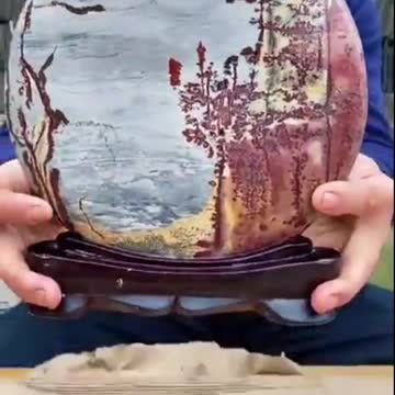 How beautiful picture made from unique stone 4