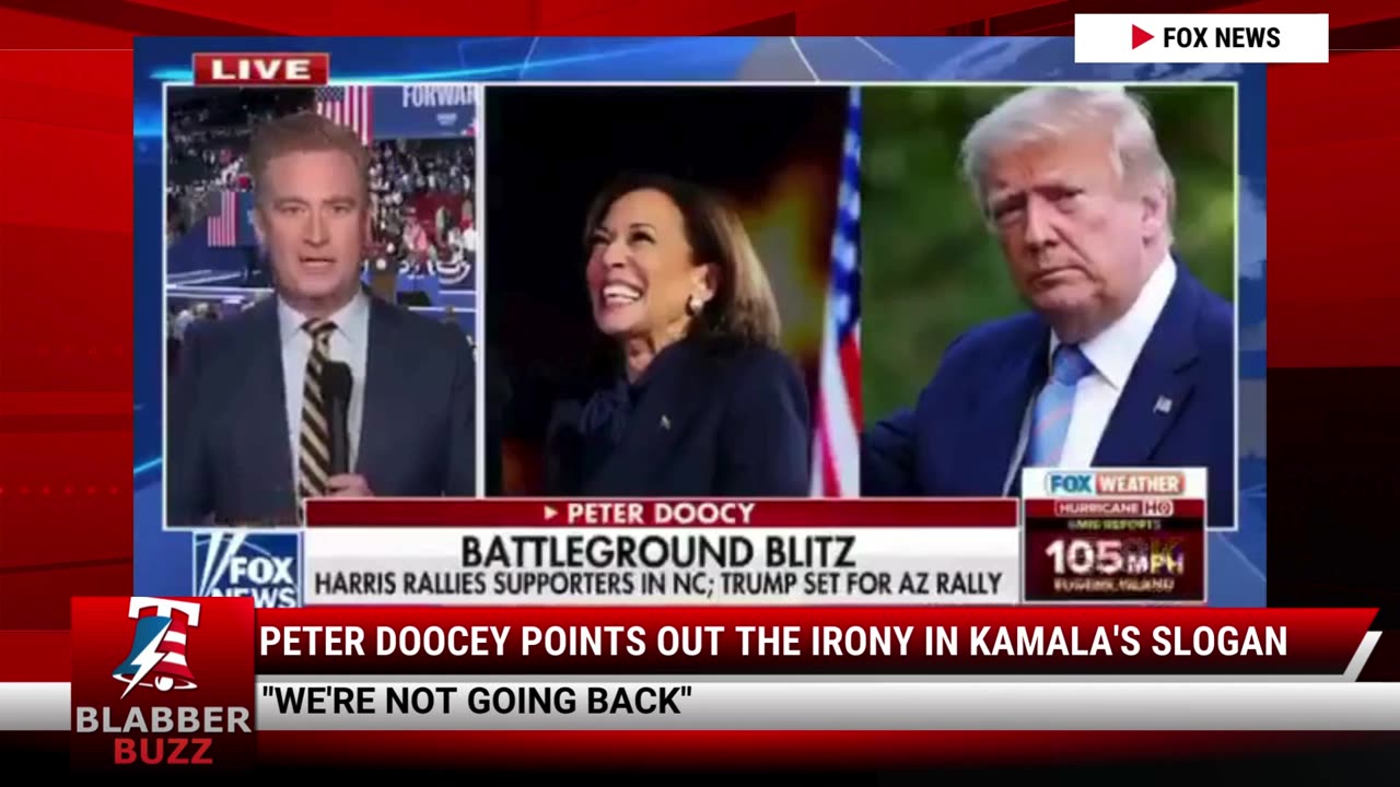Peter Doocey Points Out The Irony In Kamala's Slogan