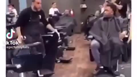 Free haircut prank