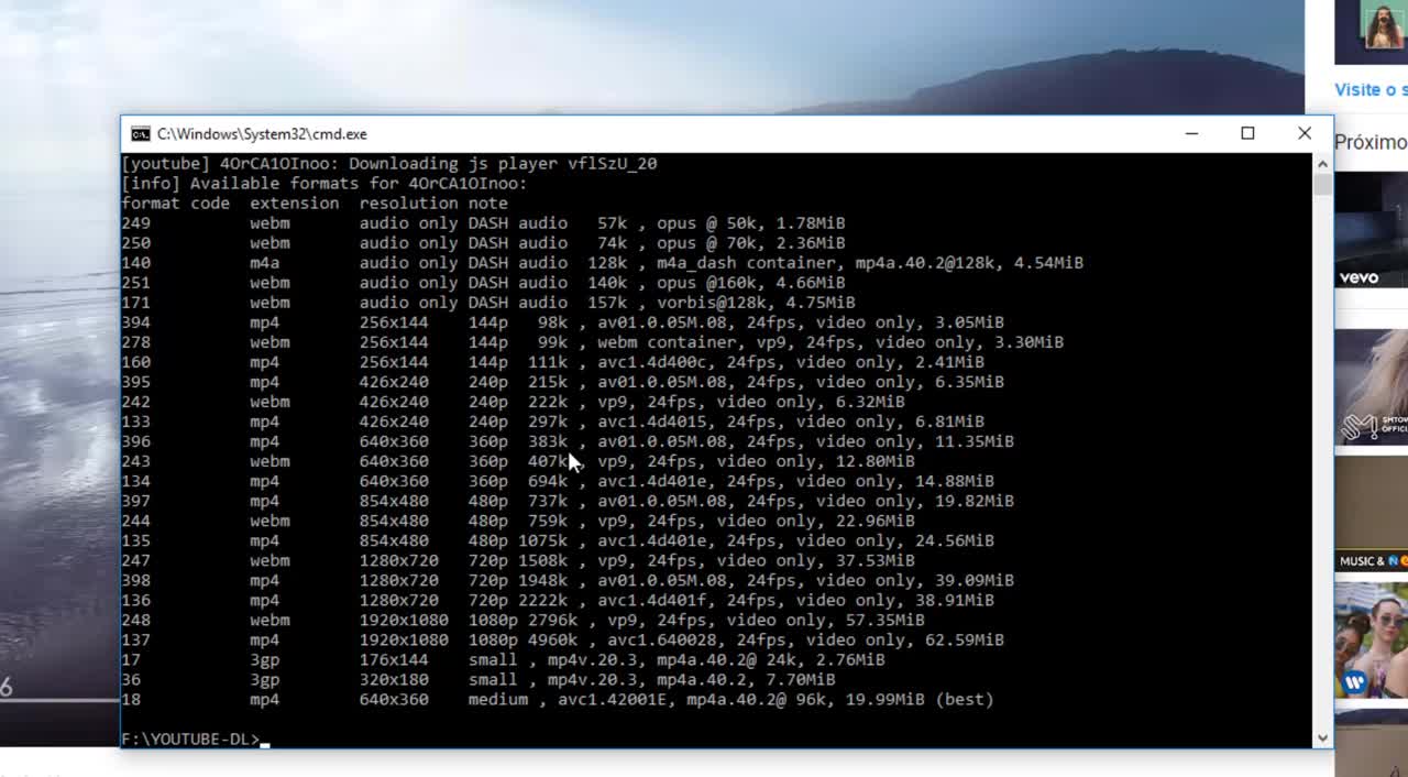 FAÇA DOWNLOAD DOS VÍDEOS DO YOUTUBE PELO CMD - PROMPT DE COMANDO