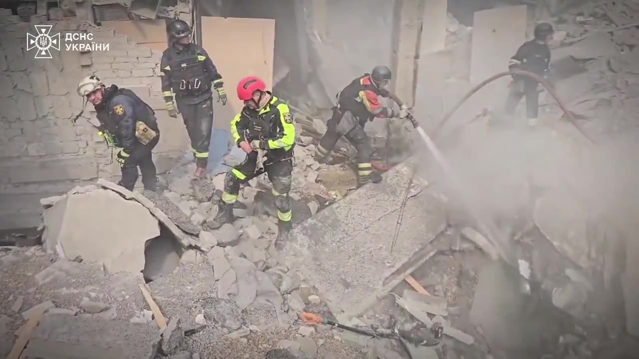 Consequences of the strike on Kharkiv.