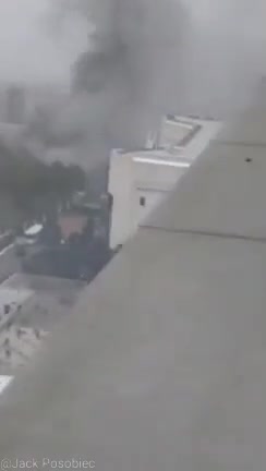 Gunfire and Explosions in the Center of Almaty, Kazakhstan