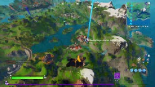 Playing as Wolverine in Fortnite