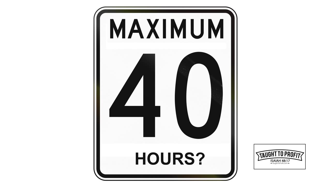 The 40 Hour Work Week Myth - Keeping People Lazy, Unproductive, Poor, And Unfulfilled