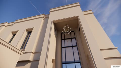neo classical villa elevation