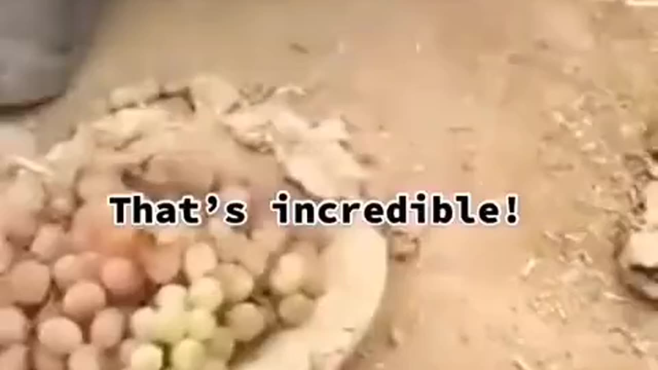 Ancient method of storing food using clay