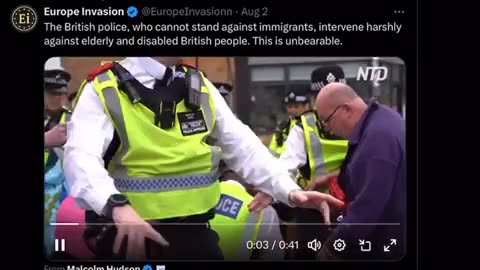 British Cops Going After the Citizens ..