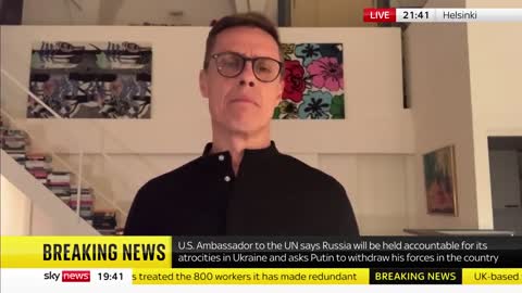 Ukraine War_ Finland's Former Prime Minister says 'I don't see a ceasefire comin