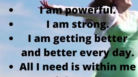 Positive affirmations for the day #AFFIRMATIONS