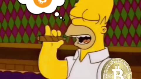 Homer Simpson becomes a Bitcoin Billionaire on the show