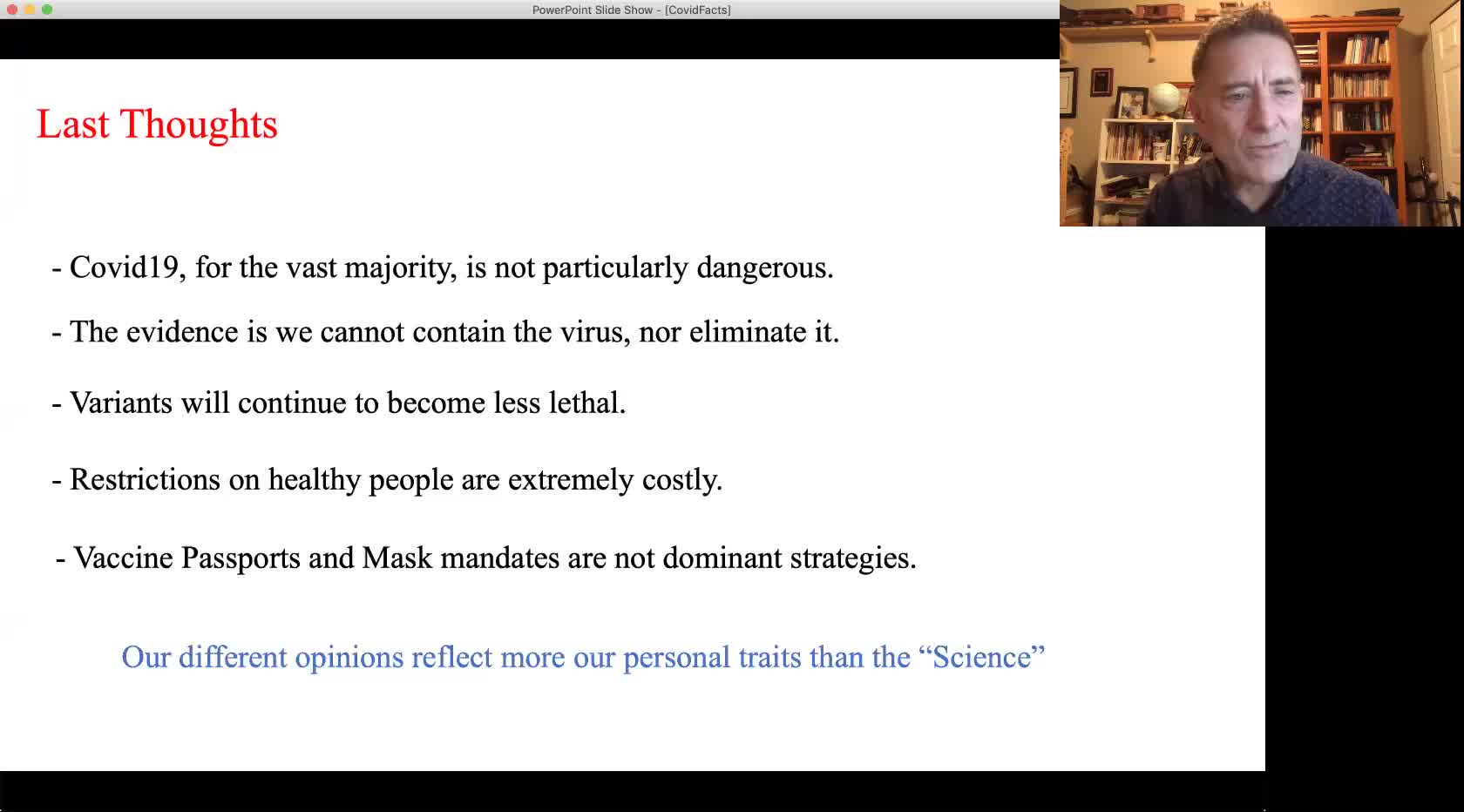 Prof. Doug Allen - COVID Facts