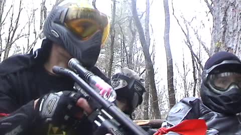 Team Fallout at an April 2007 Canobie Paintball big game