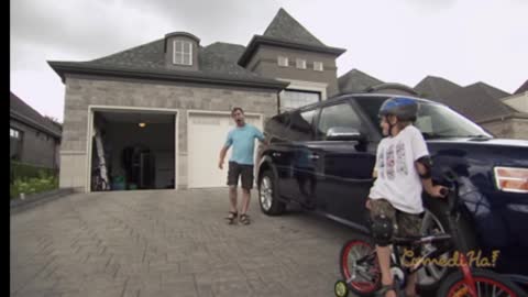 Encouraging dad and hurting him