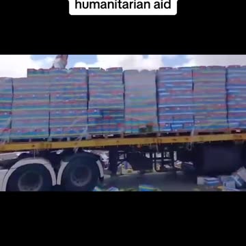 Video taken on 13 May 2024 - destroying humanitarian aid meant for starving people