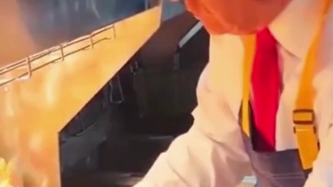 Elon Musk says Trump stopped to work at McDonald’s “epic.”