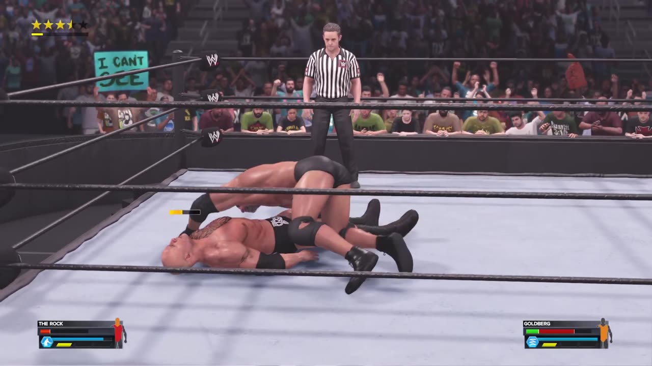 WWE 2K23 - The Rock VS Bill Goldberg