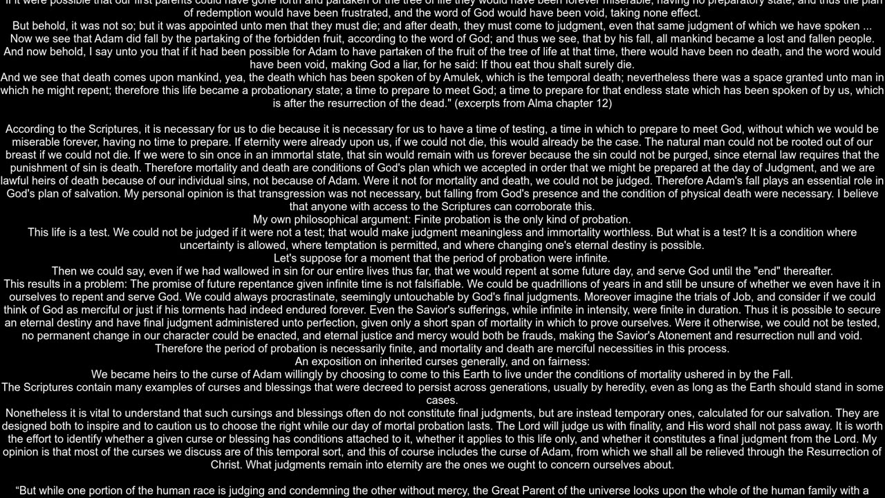 According to Christian denominations why are we all cursed for Adam39s sin and is that fair