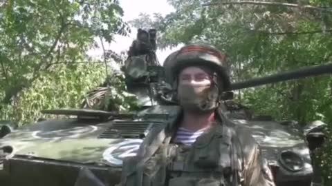 Combat work of Russian paratroopers during a special military operation in Ukraine.