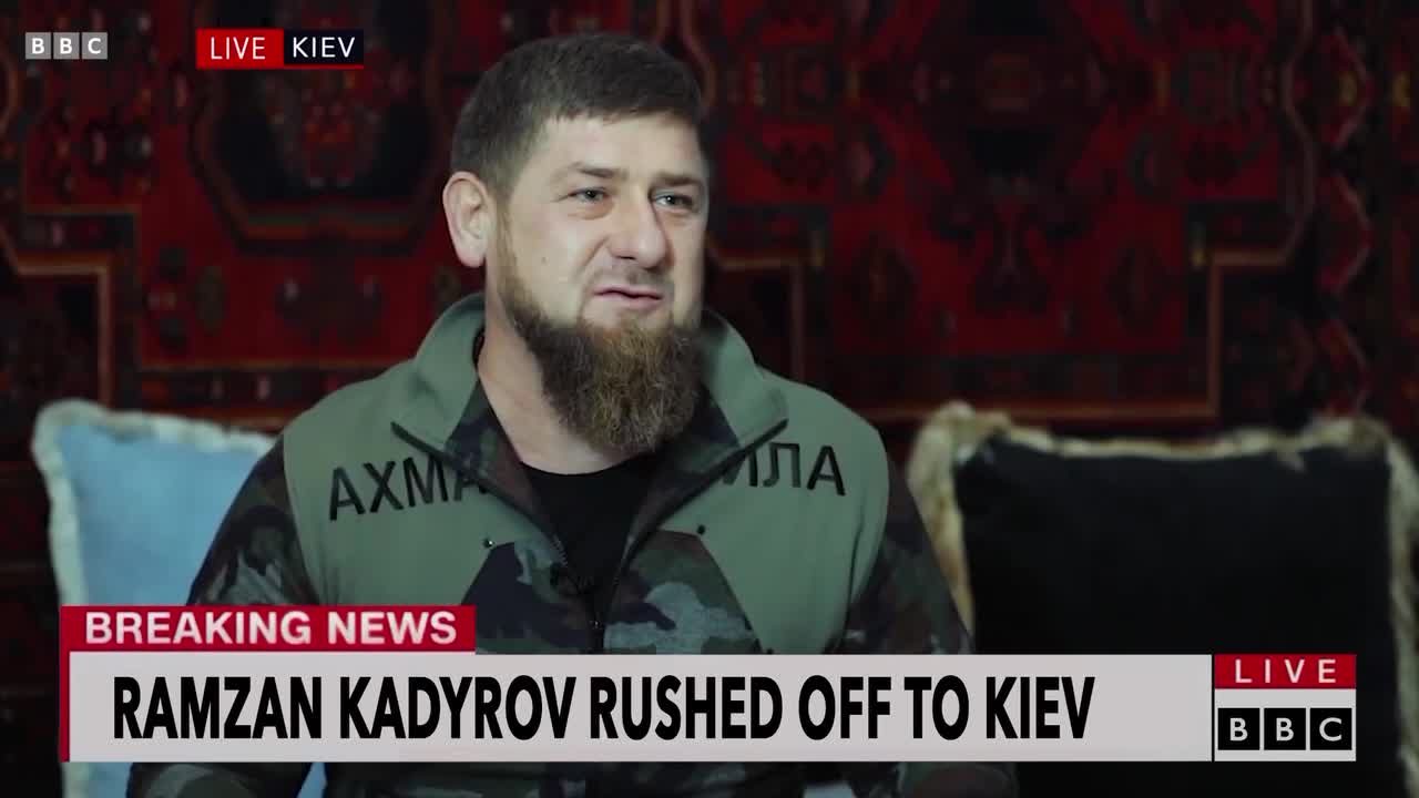 Zelensky: I'm here!!! Kadyrov ha ha ha and I'm here!!! 2