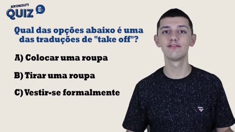Bortoncello's Quiz | Aprenda INGLÊS com VINGADORES