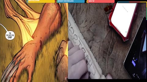 Carving a wood cane and watching my feed. Come hang out and say hi!