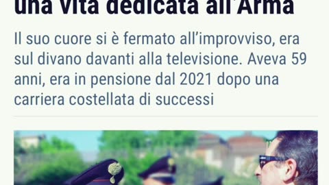 IN MENO DI UN MESE, MUOIONO 6 CARABINIERI❗️