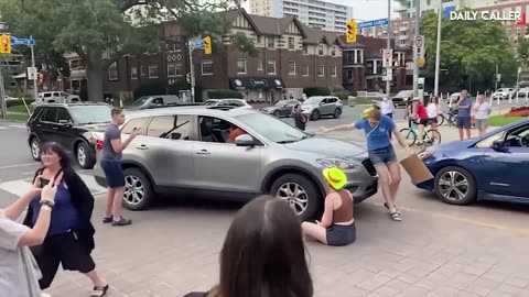 The Protest and the Car That Wouldn't Yield