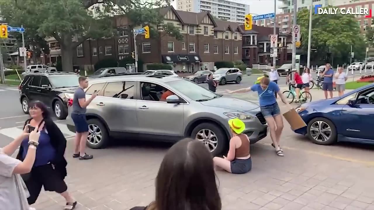 The Protest and the Car That Wouldn't Yield