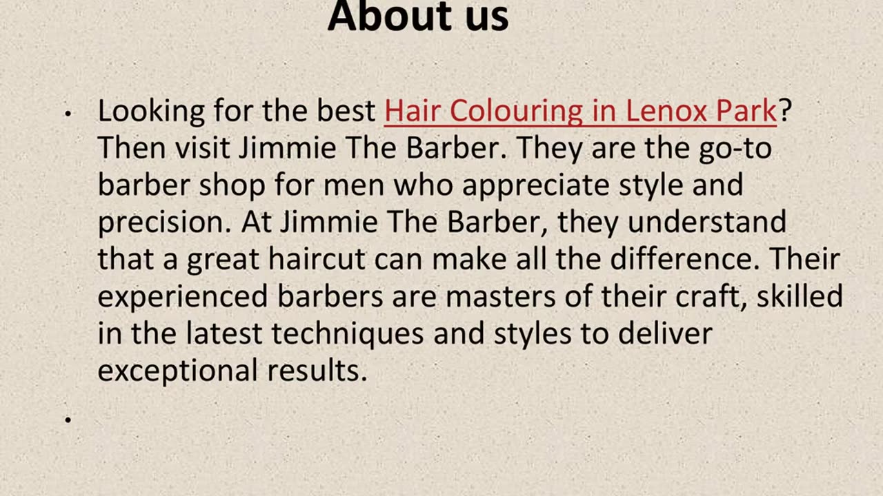 Get The Best Hair Colouring in Lenox Park.