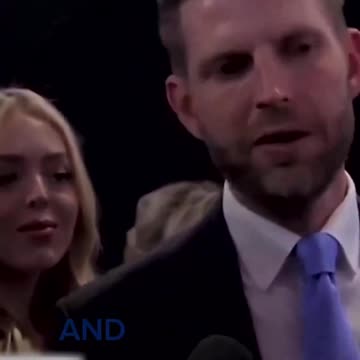 Eric Trump says his father is more determined than ever to make America great again