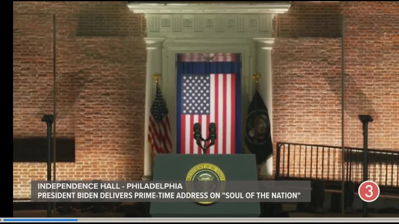 Commentary 1of3: Biden's Independence Hall speech - Sept-1-2022