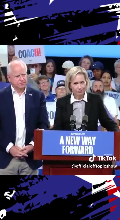 Tim Wallz’s wife is crazy.. ✅