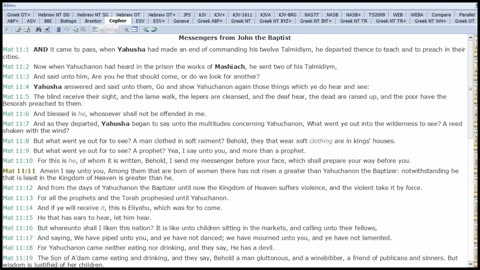 Yahuchanon The Great Prophet and More and Less
