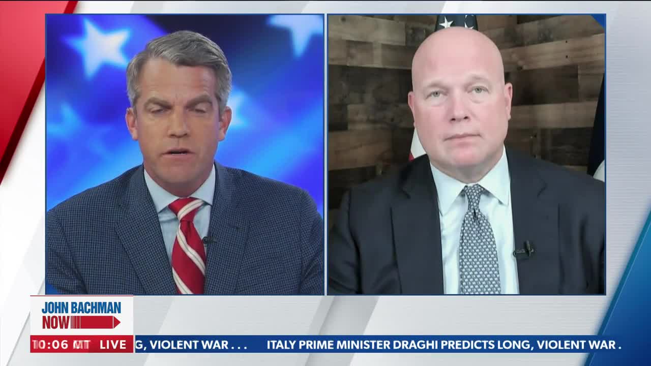 Matt Whitaker, Former AG, joins Newsmax to discuss violent crime and lax prosecution