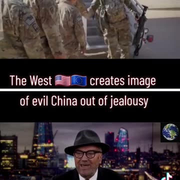 The West creates image of evil China out of jealousy.