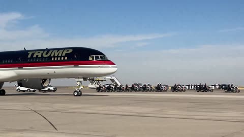 Denver Law Enforcement leading President Trump’s motorcade 💪🏼🇺🇸