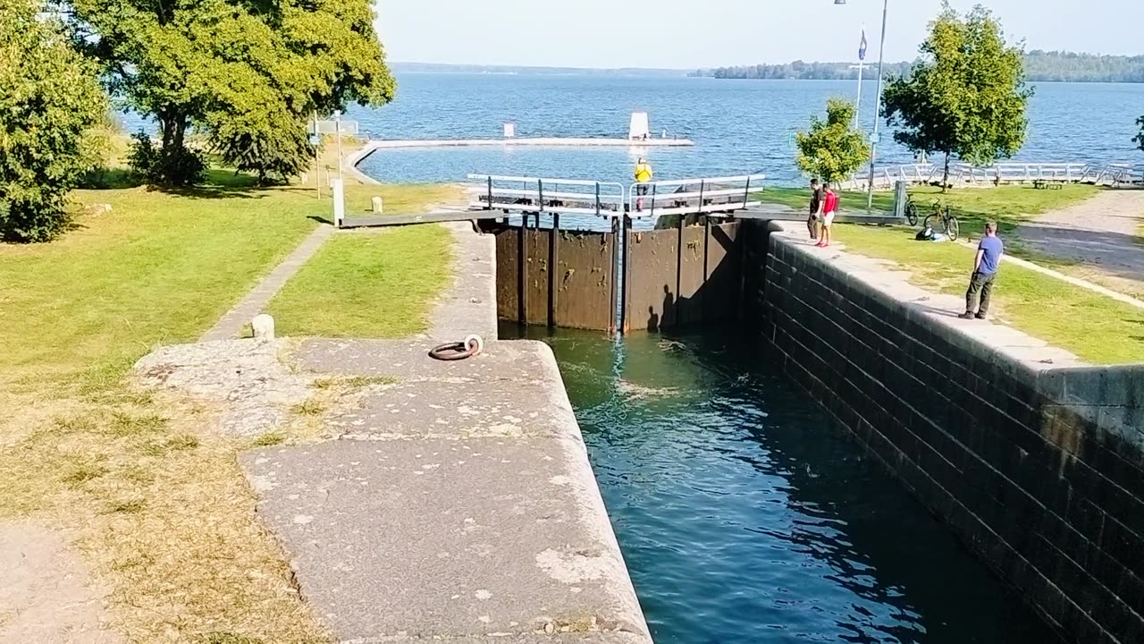 Götakanal Slusstrappan i Motala 24-09-07