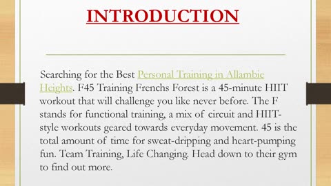 Best Personal Training in Allambie Heights