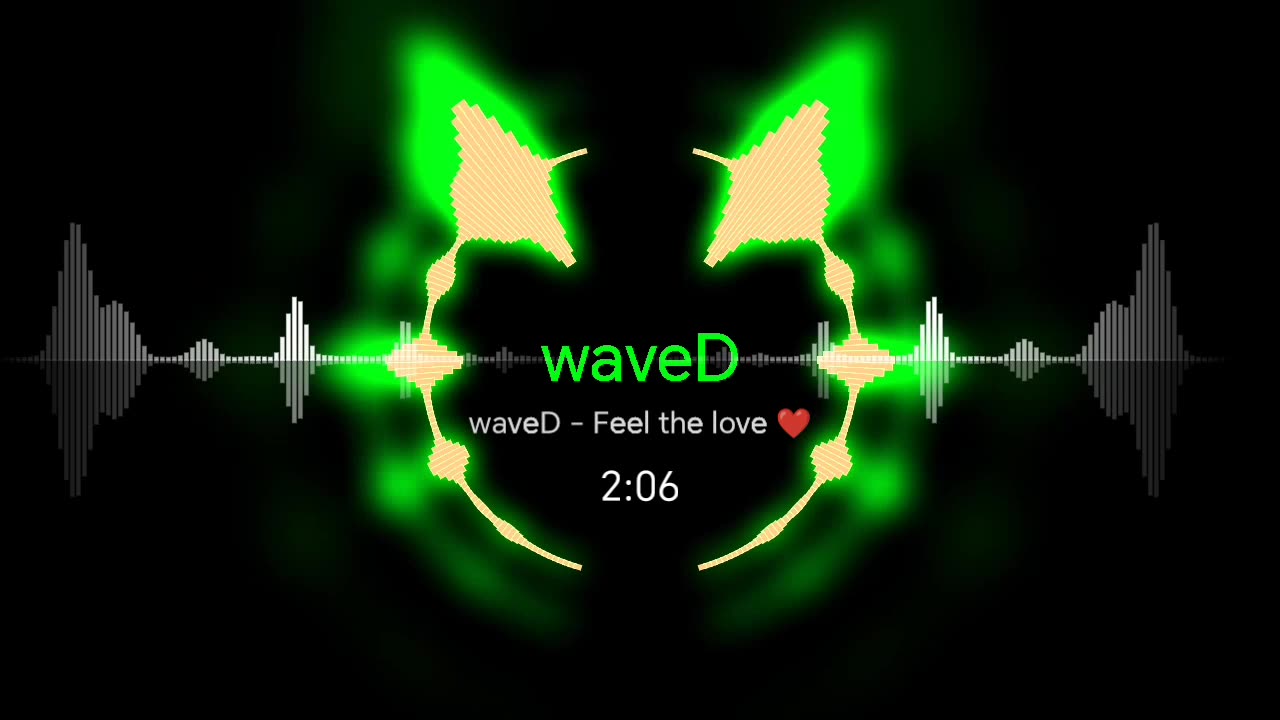 waveD - Feel the Love ❤️ | English Song | AI-Generated Melody 🎵 | AI-Music