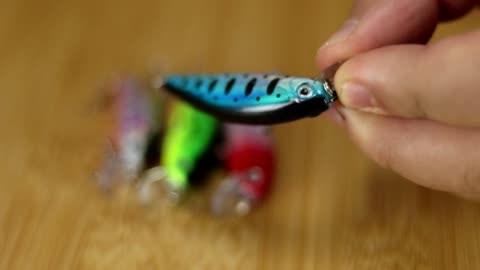 KIT MINI ISCAS ARTIFICIAIS ULTRA LIGHT MINNOW CRANKBAIT 5PCS 55mm 6.7g SHOPEE