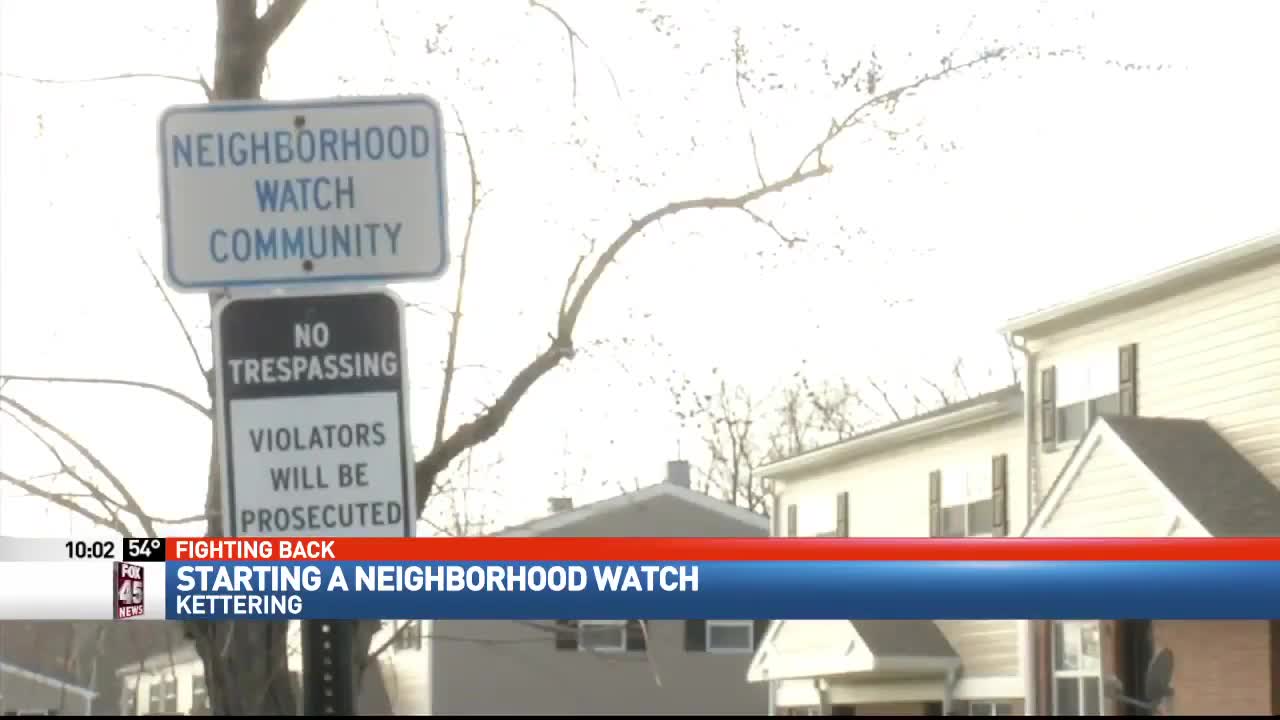 My WRGT-TV / WKEF (FOX 45 and ABC 22) News Interview Concerning Community Watch Networks