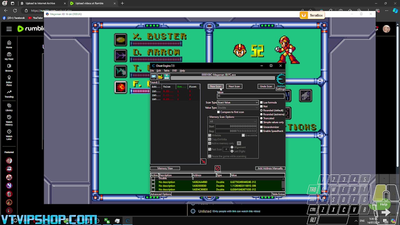 Megaman X8 Demake 05 08 2024 620 535