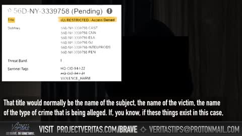 James O'Keefe and Project Veritas w/FBI WB