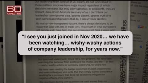 60 minutes Facebook whistleblower part 1.