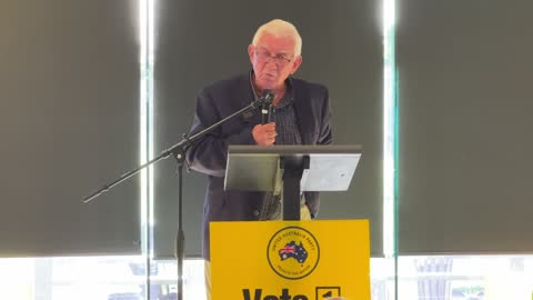 Dr Robert Peterson's First Speech to UAP Members